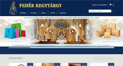 Desktop Screenshot of kegytargy.hu